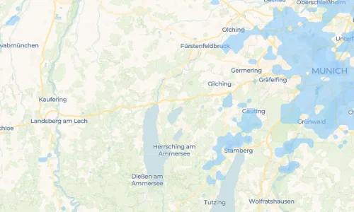 Regenradar Vorschaubild - Aktuelle Niederschläge in Walchstadt und Umgebung