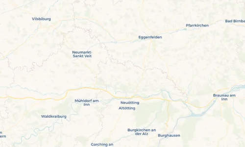 Regenradar Vorschaubild - Aktuelle Niederschläge in Wald bei Winhöring und Umgebung