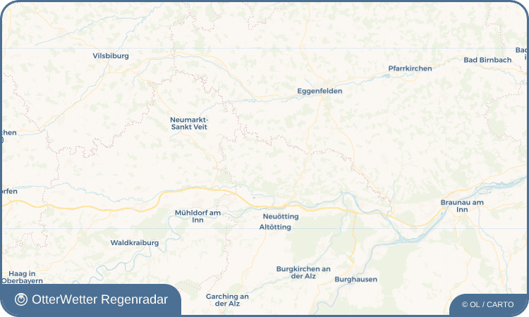 OtterWetter Regenradar-Widget Wald bei Winhöring