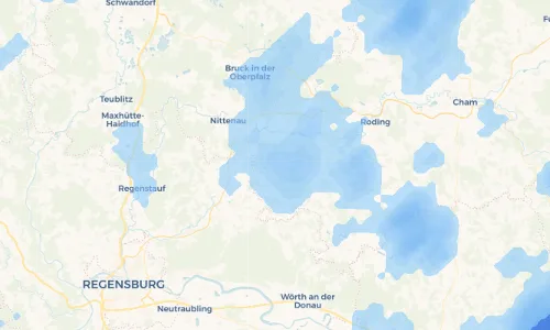 Regenradar Vorschaubild - Aktuelle Niederschläge in Wald und Umgebung