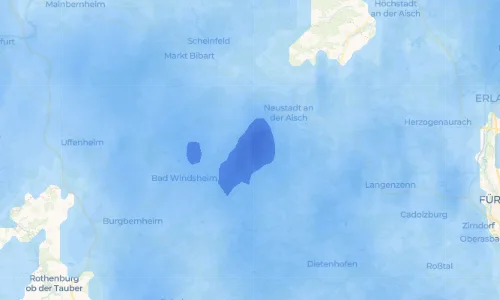 Regenradar Vorschaubild - Aktuelle Niederschläge in Walddachsbach und Umgebung
