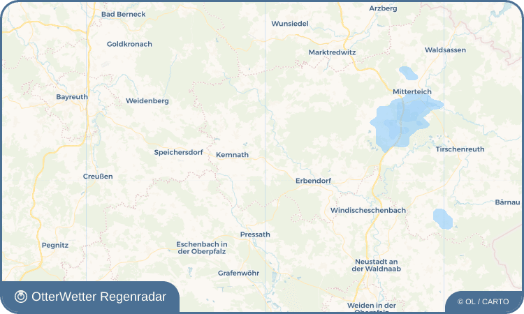 OtterWetter Regenradar-Widget Waldeck