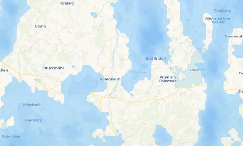 Regenradar Vorschaubild - Aktuelle Niederschläge in Waldering und Umgebung