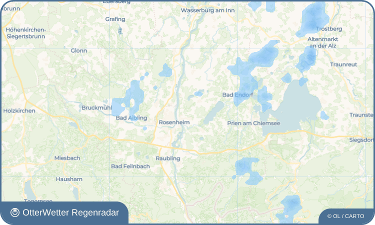 OtterWetter Regenradar-Widget Waldering