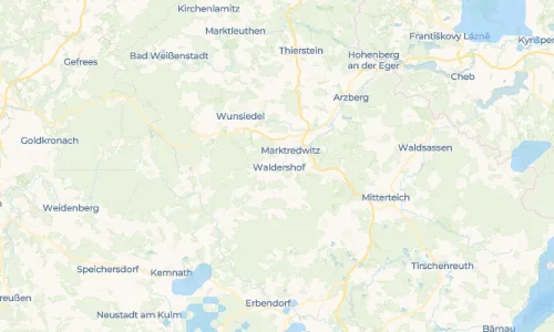 Regenradar Vorschaubild - Aktuelle Niederschläge in Waldershof und Umgebung