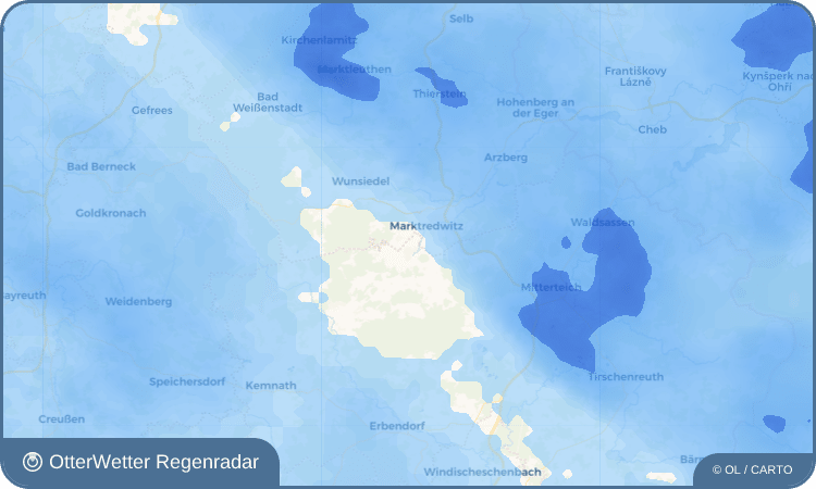 OtterWetter Regenradar-Widget Waldershof