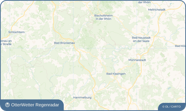 OtterWetter Regenradar-Widget Waldfenster