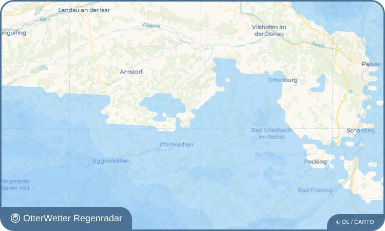 Widget-Vorschau für Waldhof Wetter-Widget-Vorschau mit Vorhersagedaten für Waldhof