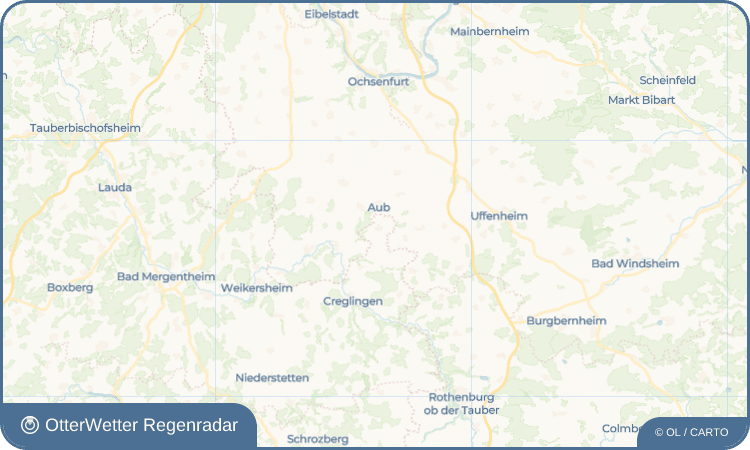 OtterWetter Regenradar-Widget Waldmannshofen