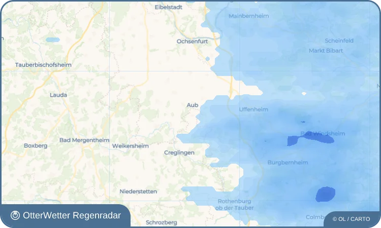 Wetter-Widget-Vorschau mit Vorhersagedaten für Waldmannshofen