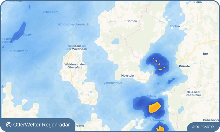 OtterWetter Regenradar-Widget Waldthurn