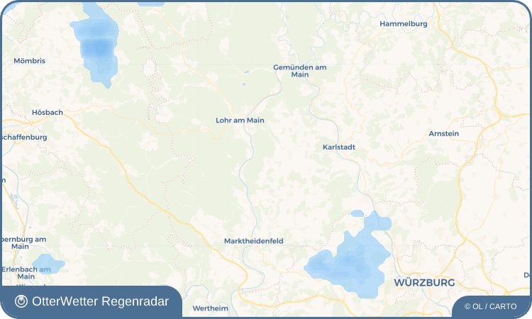 OtterWetter Regenradar-Widget Waldzell