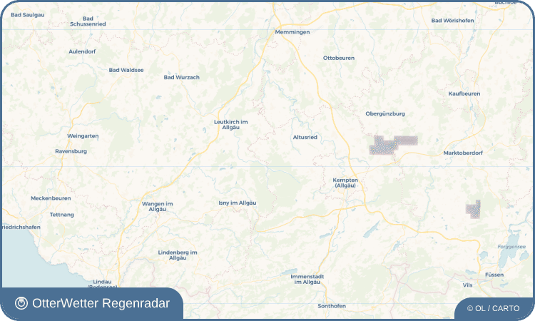 OtterWetter Regenradar-Widget Walkenberg