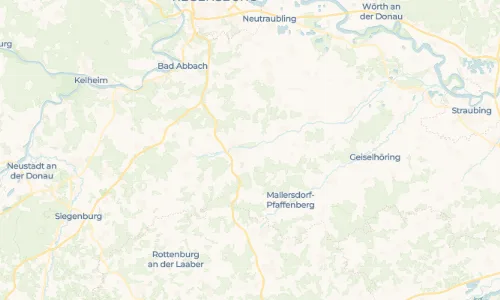 Regenradar Vorschaubild - Aktuelle Niederschläge in Walkenstetten und Umgebung
