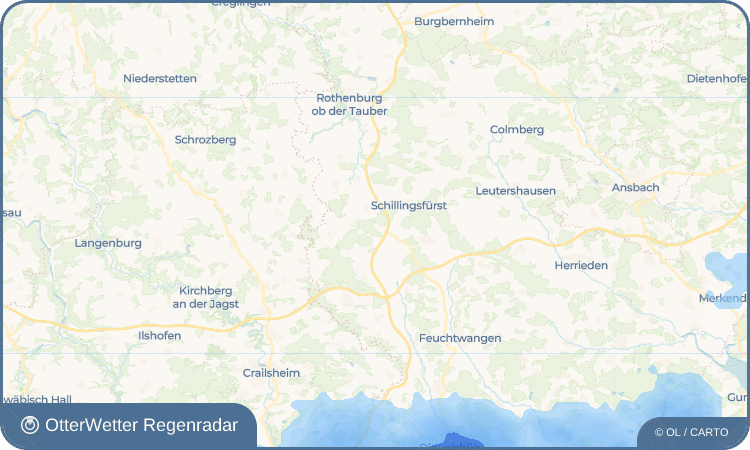 OtterWetter Regenradar-Widget Walkersdorf