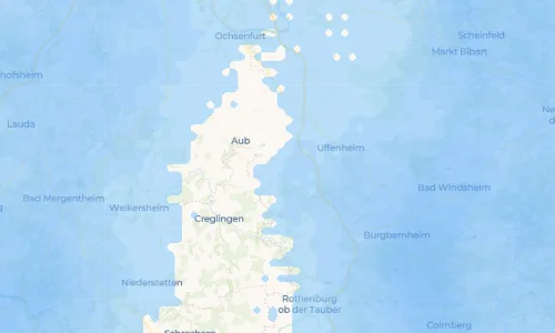 Regenradar Vorschaubild - Aktuelle Niederschläge in Walkershofen und Umgebung