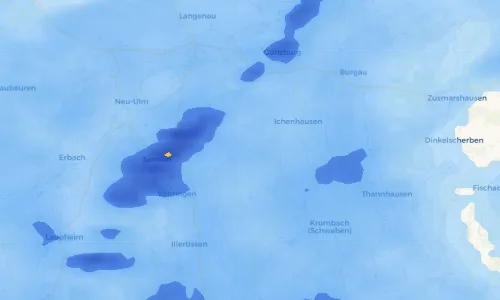Regenradar Vorschaubild - Aktuelle Niederschläge in Wallenhausen und Umgebung