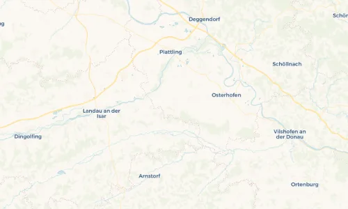 Regenradar Vorschaubild - Aktuelle Niederschläge in Wallerfing und Umgebung