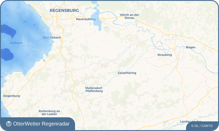 Wetter-Widget-Vorschau mit Vorhersagedaten für Wallkofen