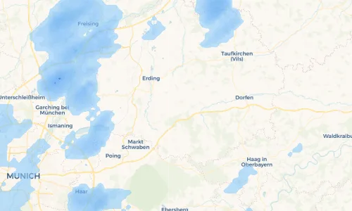 Regenradar Vorschaubild - Aktuelle Niederschläge in Walpertskirchen und Umgebung