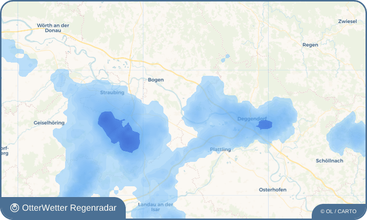 OtterWetter Regenradar-Widget Waltendorf