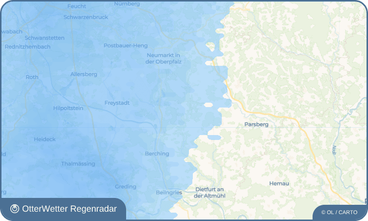 OtterWetter Regenradar-Widget Waltersberg