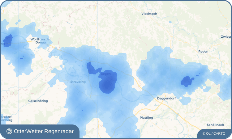 OtterWetter Regenradar-Widget Waltersdorf