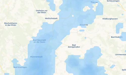 Regenradar Vorschaubild - Aktuelle Niederschläge in Waltershausen und Umgebung