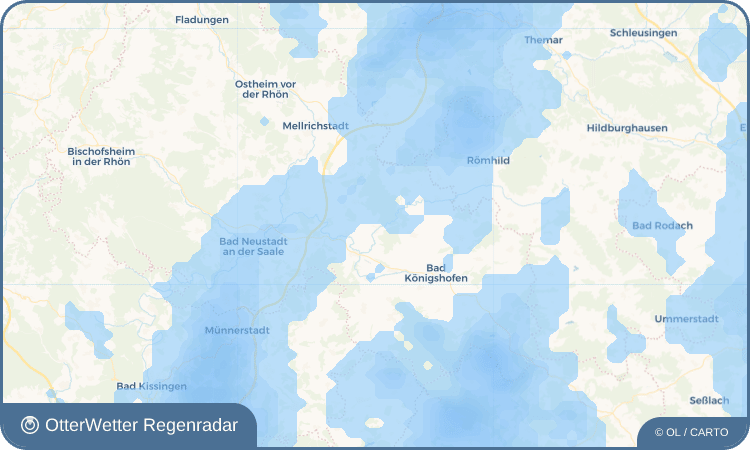 Wetter-Widget-Vorschau mit Vorhersagedaten für Waltershausen