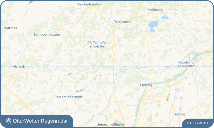 Wetter-Widget-Vorschau mit Vorhersagedaten für Walterskirchen