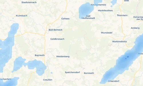 Regenradar Vorschaubild - Aktuelle Niederschläge in Warmensteinach und Umgebung