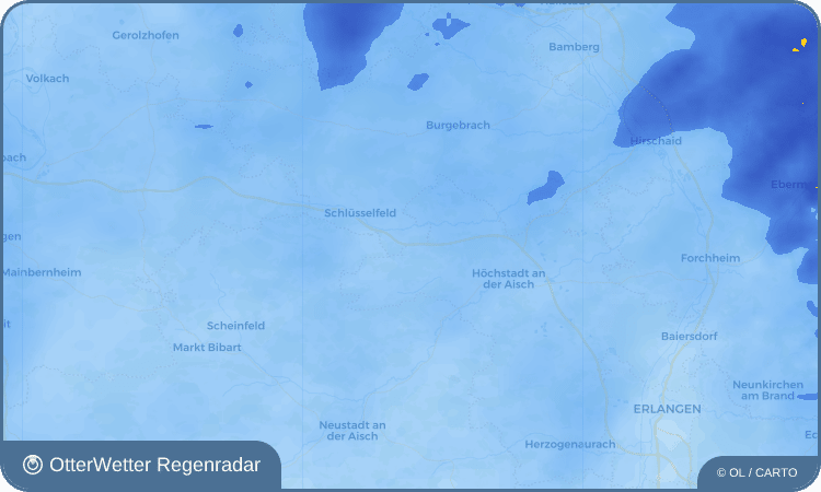 OtterWetter Regenradar-Widget Warmersdorf