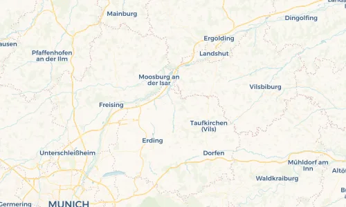 Regenradar Vorschaubild - Aktuelle Niederschläge in Wartenberg und Umgebung