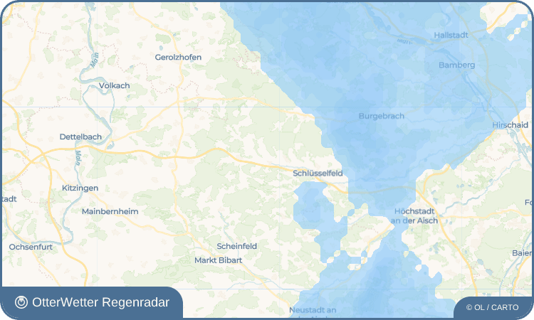 OtterWetter Regenradar-Widget Wasserberndorf