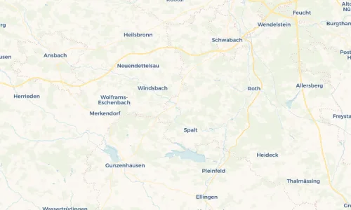 Regenradar Vorschaubild - Aktuelle Niederschläge in Wassermungenau und Umgebung