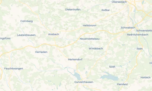 Regenradar Vorschaubild - Aktuelle Niederschläge in Wattenbach und Umgebung