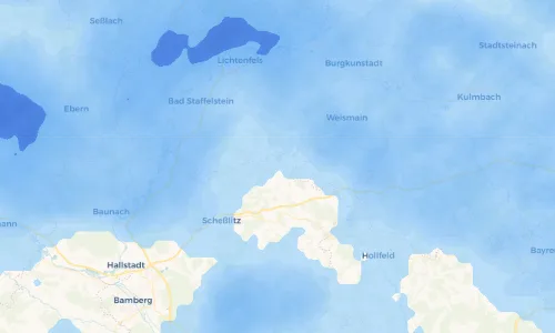 Regenradar Vorschaubild - Aktuelle Niederschläge in Wattendorf und Umgebung