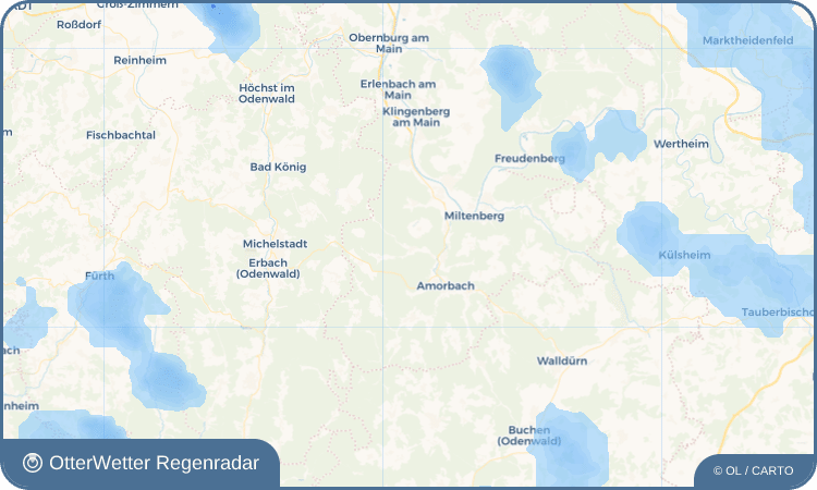 Widget-Vorschau für Weckbach Wetter-Widget-Vorschau mit Vorhersagedaten für Weckbach