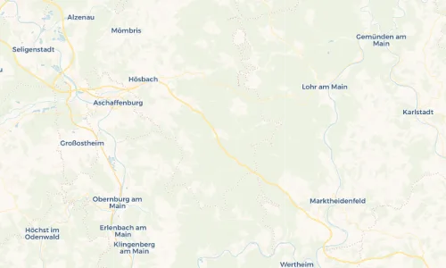 Regenradar Vorschaubild - Aktuelle Niederschläge in Weibersbrunn und Umgebung