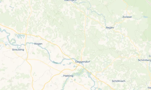 Regenradar Vorschaubild - Aktuelle Niederschläge in Weibing und Umgebung