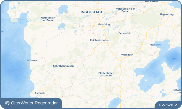OtterWetter Regenradar-Widget Weichenried