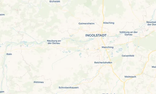 Regenradar-Vorschau: aktuelle Niederschläge in Weichering und Umgebung
