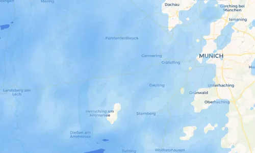 Regenradar Vorschaubild - Aktuelle Niederschläge in Weichselbaum und Umgebung