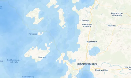 Regenradar Vorschaubild - Aktuelle Niederschläge in Weichseldorf und Umgebung