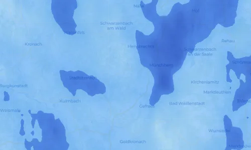 Regenradar-Vorschau: aktuelle Niederschläge in Weickenreuth und Umgebung