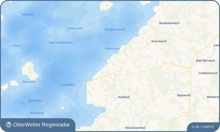 OtterWetter Regenradar-Widget Weiden