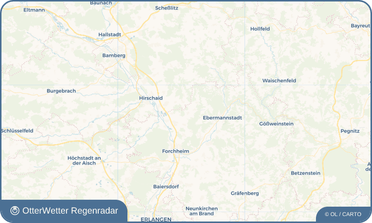 OtterWetter Regenradar-Widget Weigelshofen