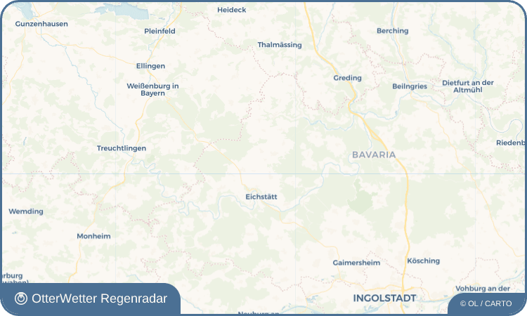 OtterWetter Regenradar-Widget Weigersdorf