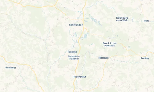 Regenradar Vorschaubild - Aktuelle Niederschläge in Weiherdorf und Umgebung