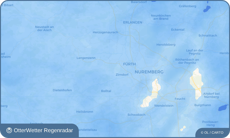Widget-Vorschau für Weiherhof Wetter-Widget-Vorschau mit Vorhersagedaten für Weiherhof